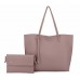 Women's Faux Leather Tote Shoulder Purses Bag for women, Big Capacity Tassel Handbag