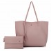 Women's Faux Leather Tote Shoulder Purses Bag for women, Big Capacity Tassel Handbag